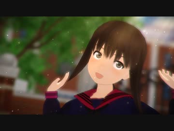 【MMD艦これ】「Tシャツに口紅」RATS & STAR「横浜共立学園の吹雪とお友達【nanoem】