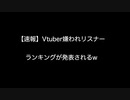 【速報】Vtuber嫌われリスナーランキングが発表されるw【2ch 5ch なんj まとめ】