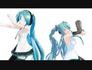 Latミクさんと自作俺得ミクさんでビバハピ