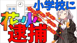 45歳女性が小学校にロケット花火を打ち込んだというニュース【 紲星あかり/ずんだもん】