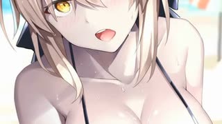 【ASMR】水着巨乳美少女のとろとろ耳舐め