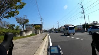 【自転車車載】あかりちゃんをサイクリングに連れ出しました 12回目