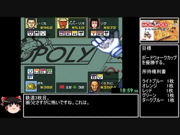 ザ・モノポリー・ゲーム2 ボードウォークカップ制覇RTA　1時間36分22秒　part2/3