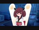 雨の日にきりたんと添い寝する動画