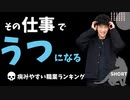 【ショート】うつ病になりやすい職業TOP5