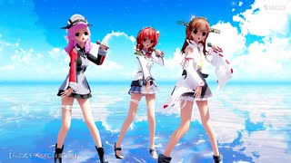 【らぶ式モデルFC11周年祭】らぶ式Coco・Rouge・Sayaで『Dream Fighter』fleet girls ver.