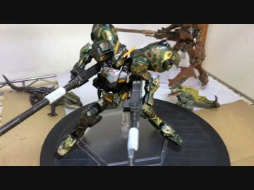 HGグシオンリベイクをペンで迷彩にしてみました！