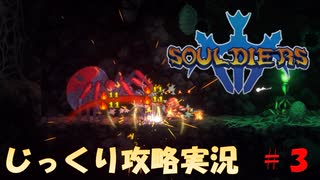 【Souldiers】【ソウルライクなメトロイドヴァニア】【イベントのみ和訳あり】ソルジャーズ じっくり攻略実況 第3回【蜘蛛の巣】