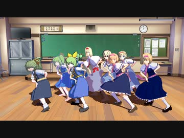 ドスケベ音頭を踊るHNS姉貴とDIYUSI.MMD