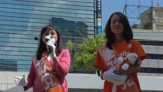 参政党 藤村晃子演説部分1 赤尾由美 藤村晃子 川崎 1/5 2022/05/28