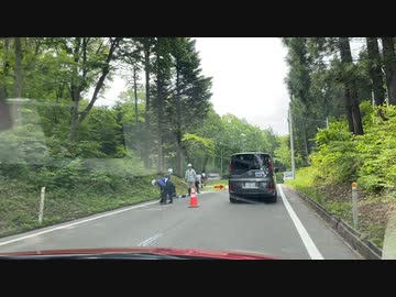 仙台～蔵王エコーライン～山形経由のドライブ　7　蔵王方面へ2(山道）　20220521