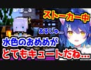 全然気づかないアルスを遠くから見守る天宮こころ