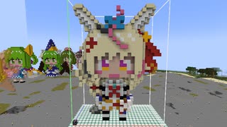 【minecraft】hololive 尾丸ポルカ(アイドル衣装Ver)の作り方