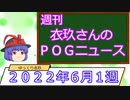 【新番組】週刊・ゆっくりＰＯＧニュース　２０２２年６月１週【ゆっくり動画投稿祭】