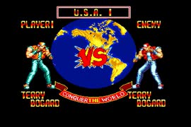 メガドライブ版餓狼伝説2　テリー・ボガード