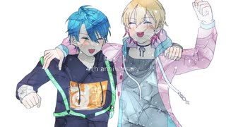 【手描きにじさんじ】Black Out 【Re:iZ/春崎エアル・成瀬鳴】