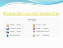 Prestige Meridian Park is Best awaited Project At Sarjapur Road