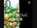 冷やしうどんに山椒松葉いける癒し系といわれます凍らせるの得意違ったそれは冷やし系