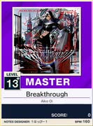 【譜面確認用】 Breakthrough MASTER 【チュウニズムNEW外部出力】