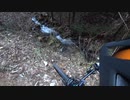 マウンテンバイクで滝と淵を見に行くお