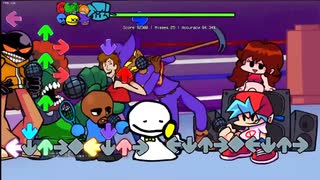 【FNF】難関曲勢のキャラクターたちが一気に攻め込んでくるとこうなる