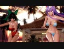 【東方MMD】お空と鈴仙で「ラブチーノ」1080P