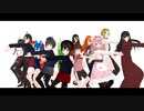 【オリキャラMMD】16人でヒバナ【リーダーズ】