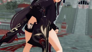 【原神MMD】お尻ぺんぺん胡桃ちゃん