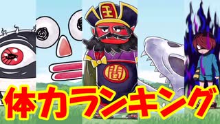 【ゆるゲゲ】体力ランキング〔2022年6月現在〕