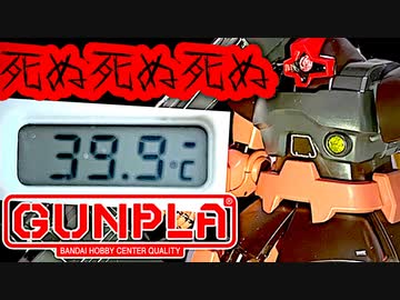 アカン高熱で死ぬ…♡【ガンプラ】HGシャア専用リックドム