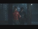 ビビり女子高生がバイオハザードRE2初見実況したよ ＃3  フェンスよじ登ってくれ
