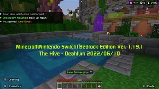 Minecraft (Nintendo Switch) Bedrock Edition Ver. 1.19.1 The Hive - Deathrun June 10, 2022