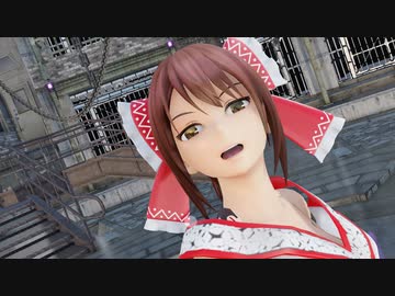 【MMD】「7 / 初音ミク」霊夢＆魔理沙