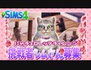 ＃0【シムズ4】にゃチェロレッテチャレンジ 挑戦者シム募集【ゆっくり実況】