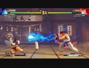 ストリートファイター5　プレイ動画　松田ララVS隆(自分)