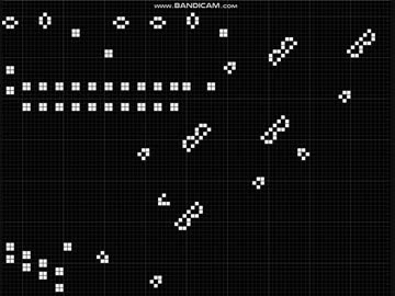 ライフゲームでピタゴラスイッチ