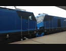 【インド】WAG12形電気機関車(9000kw)の重連(無動回送)