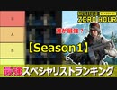 【Season1】最強のスペシャリストTierランキング！シーズン1最強のキャラは？【PS5/PS4/PC/Batlefield2042/バトルフィールド2042/アデル】