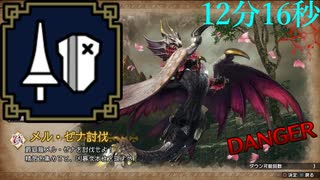 【PC版】MHRiseサンブレイク体験版　メル・ゼナ　ランスソロ　12分16秒