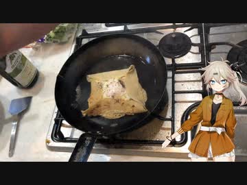 春日部つむぎと作るそば粉のガレット