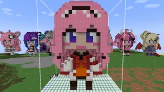 【minecraft】にじさんじ 周央サンゴの作り方