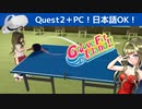 VRリズムフィットネスゲーム「Groove Fit Island!!」で卓球！【VRで遊ぶくらりちゃん】