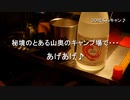 ３０代ぶらキャン♪ 　秘境のとある山奥のキャンプ場で・・・あげあげ♪