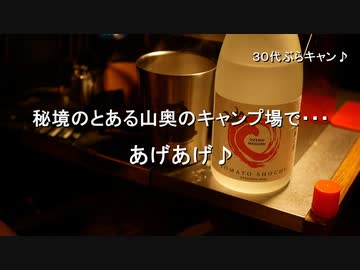 ３０代ぶらキャン♪ 　秘境のとある山奥のキャンプ場で・・・あげあげ♪