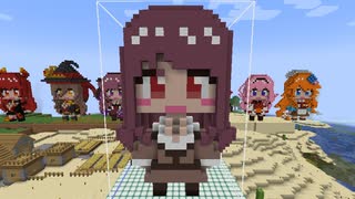 【minecraft】ストラクチャーブロックNBTの使い方と、にじさんじ 郡道美玲