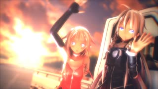 【MMD】「DAYBREAK FRONTLINE」- IA(お宮)&OИE(mqdl) 夜明けとトラック