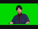 水を飲んで落ち着くオークション男GB