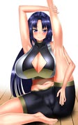 【描いてみた】ストレッチお姉さん【100日チャレンジ】
