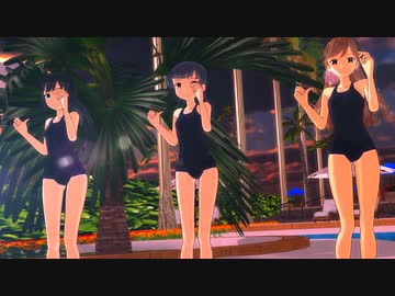 【rim式水着祭り2】松田聖子「夏の扉 」 霞・朝潮・荒潮のスク水の日焼け跡【nanoem】