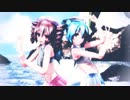 【MMD】 Dive to Blue Tda式 テト & ミク